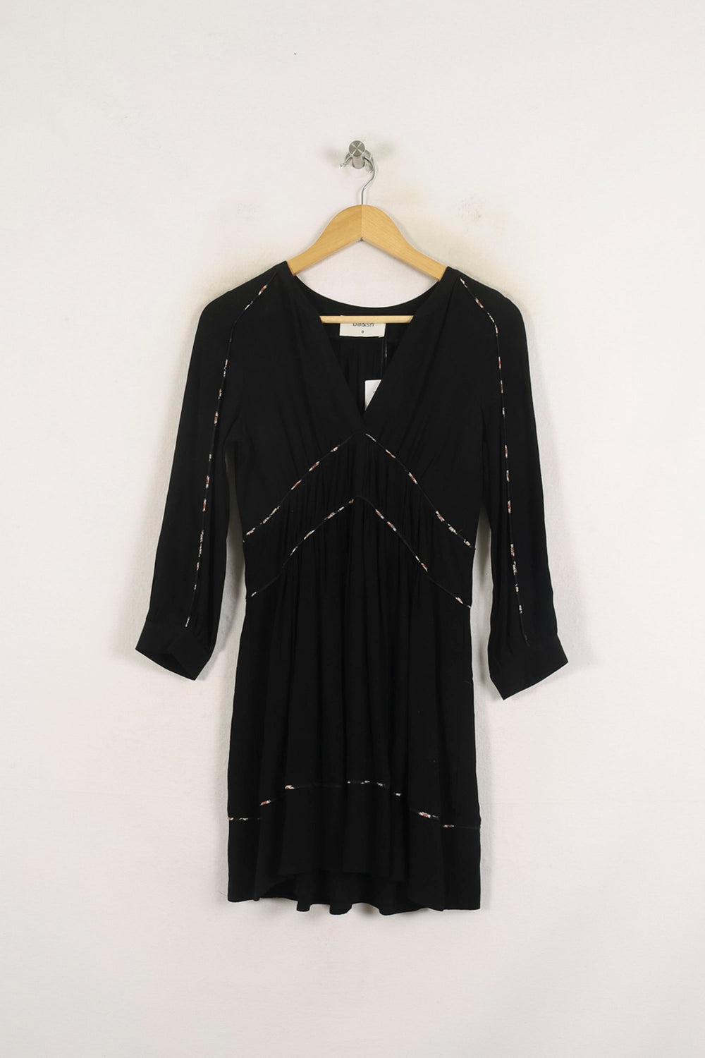 Robe Midi Noire - Taille XS/34 de la marque ba&sh | PARAD56963 - Vendu par Paradigme - Image 2