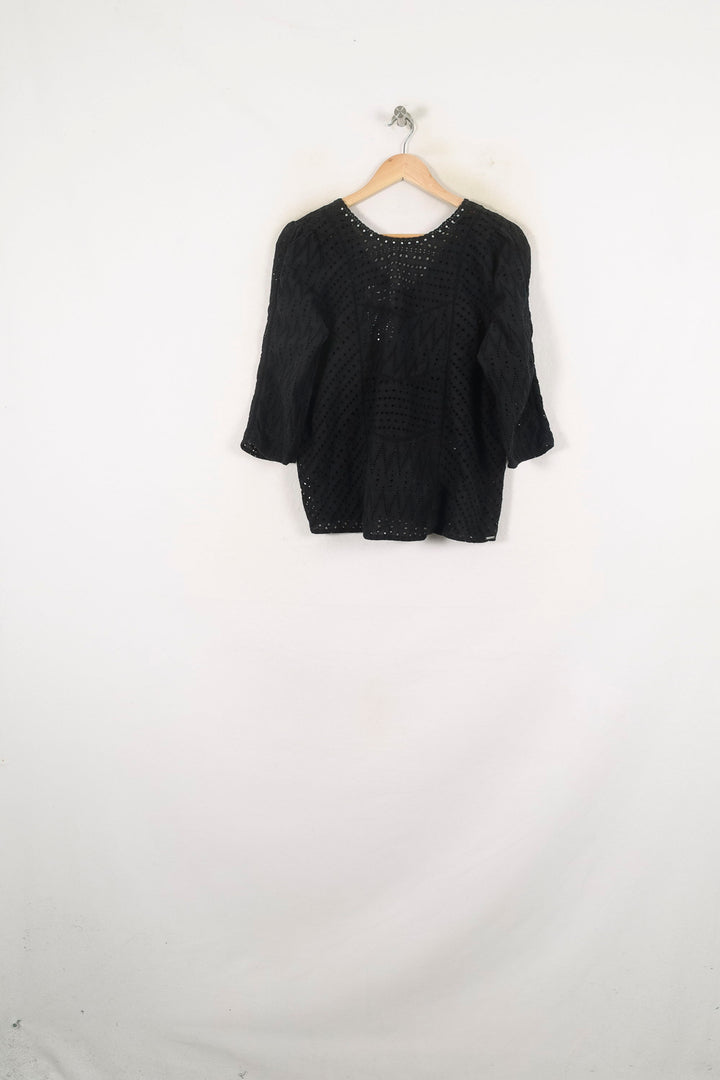 Blouse Noire - Taille M/38 de la marque IKKS | PARAD56968 - Vendu par Paradigme - Image 4