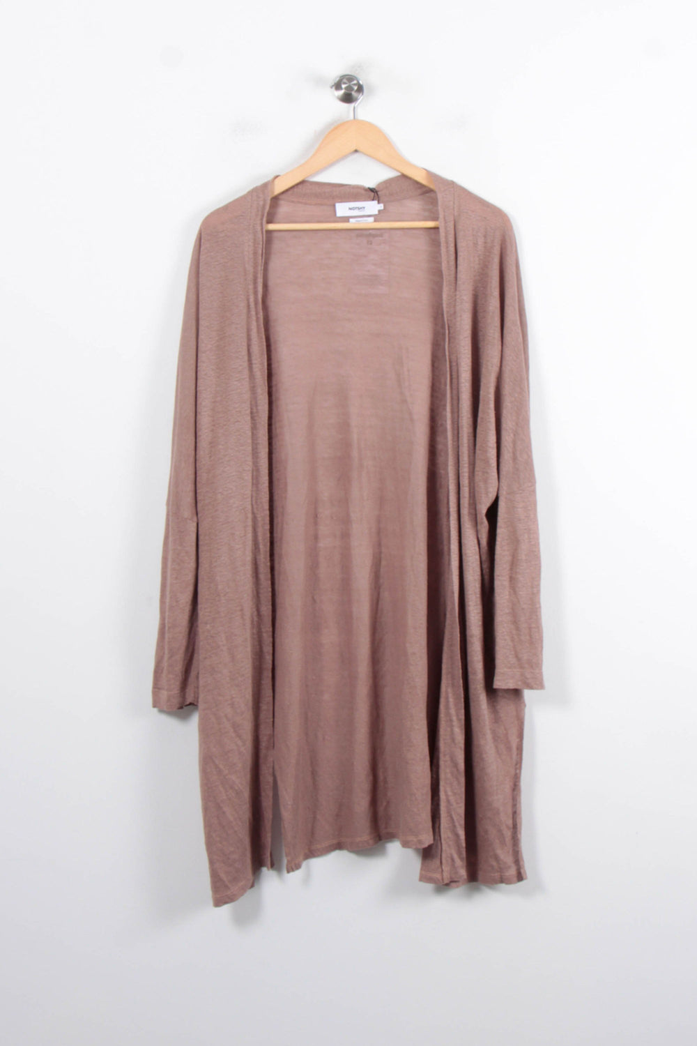 Cardigan Marron - Taille S/36 de la marque Notshy Cashmere | PARAD56971 - Vendu par Paradigme - Image 2