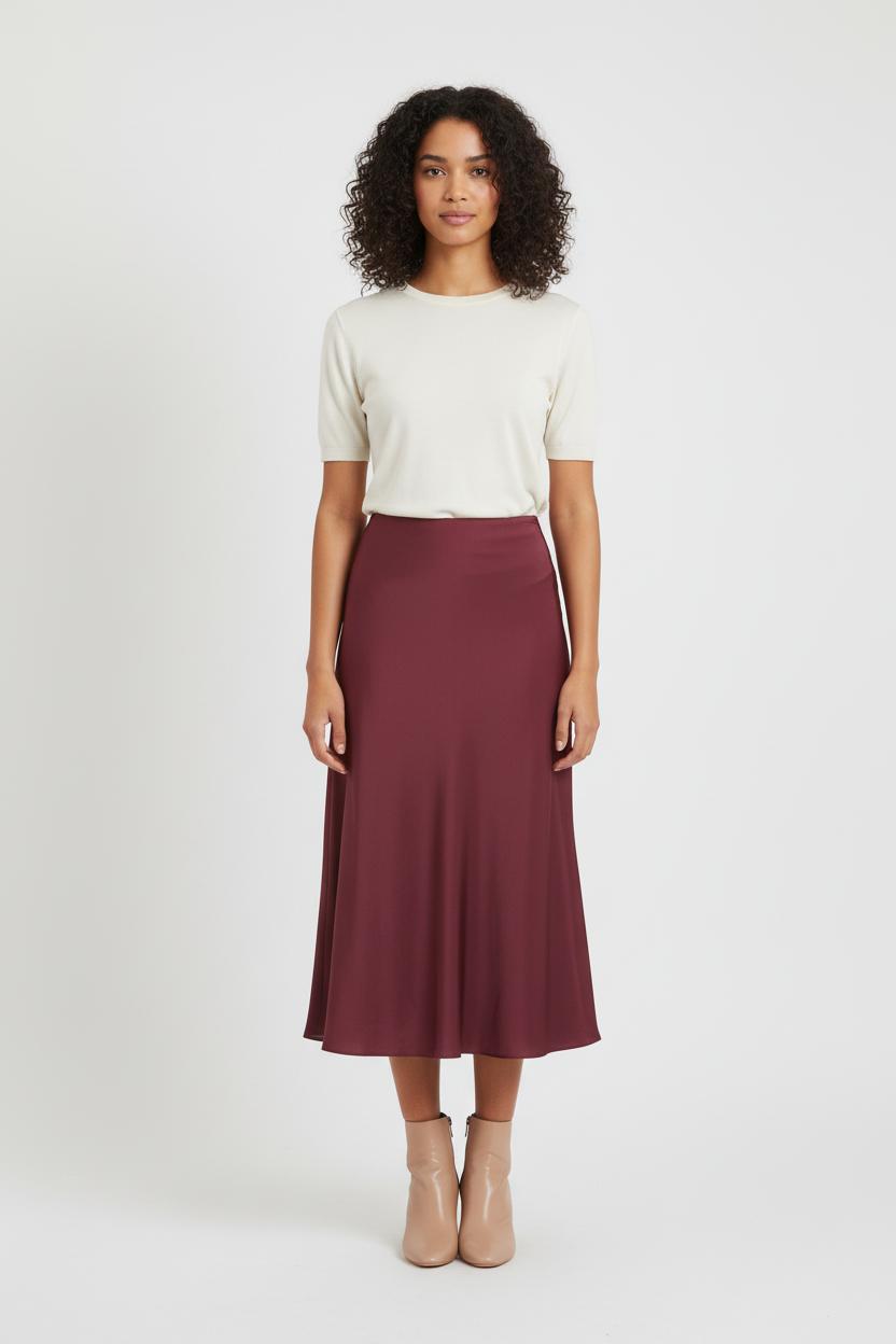 Jupe Longue Violette - Taille L/40 de la marque ba&sh | PARAD56974 - Vendu par Paradigme - Image 1