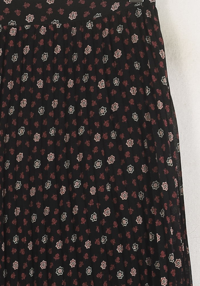 Jupe Longue Noire et Rouge - Taille L/40 de la marque Gerard Darel | PARAD56986 - Vendu par Paradigme - Image 3