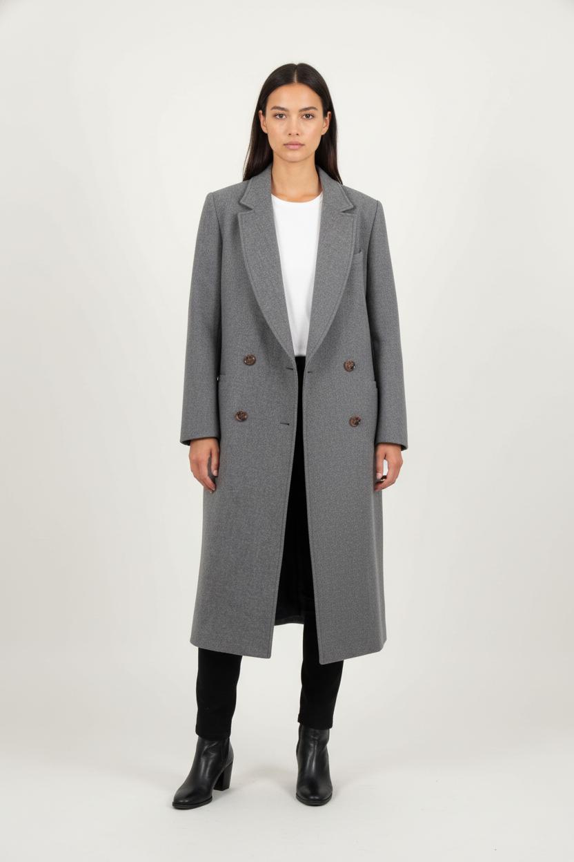 Manteau Long Gris - Taille XL/42 de la marque Pablo | PARAD56991 - Vendu par Paradigme - Image 1