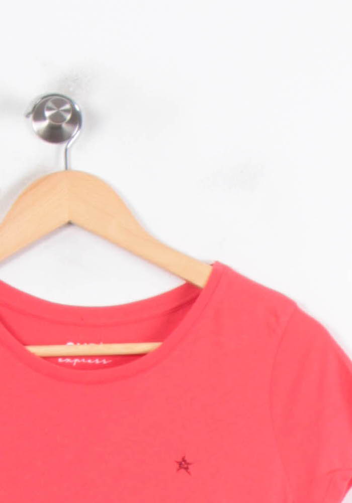 Tee-shirt Rouge - Taille XS/34 de la marque Sud express | PARAD57001 - Vendu par Paradigme - Image 3