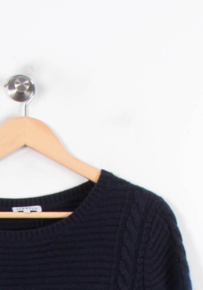 Pull Bleu - Taille S/36 de la marque Claudie Pierlot | PARAD57002 - Vendu par Paradigme - Image 3