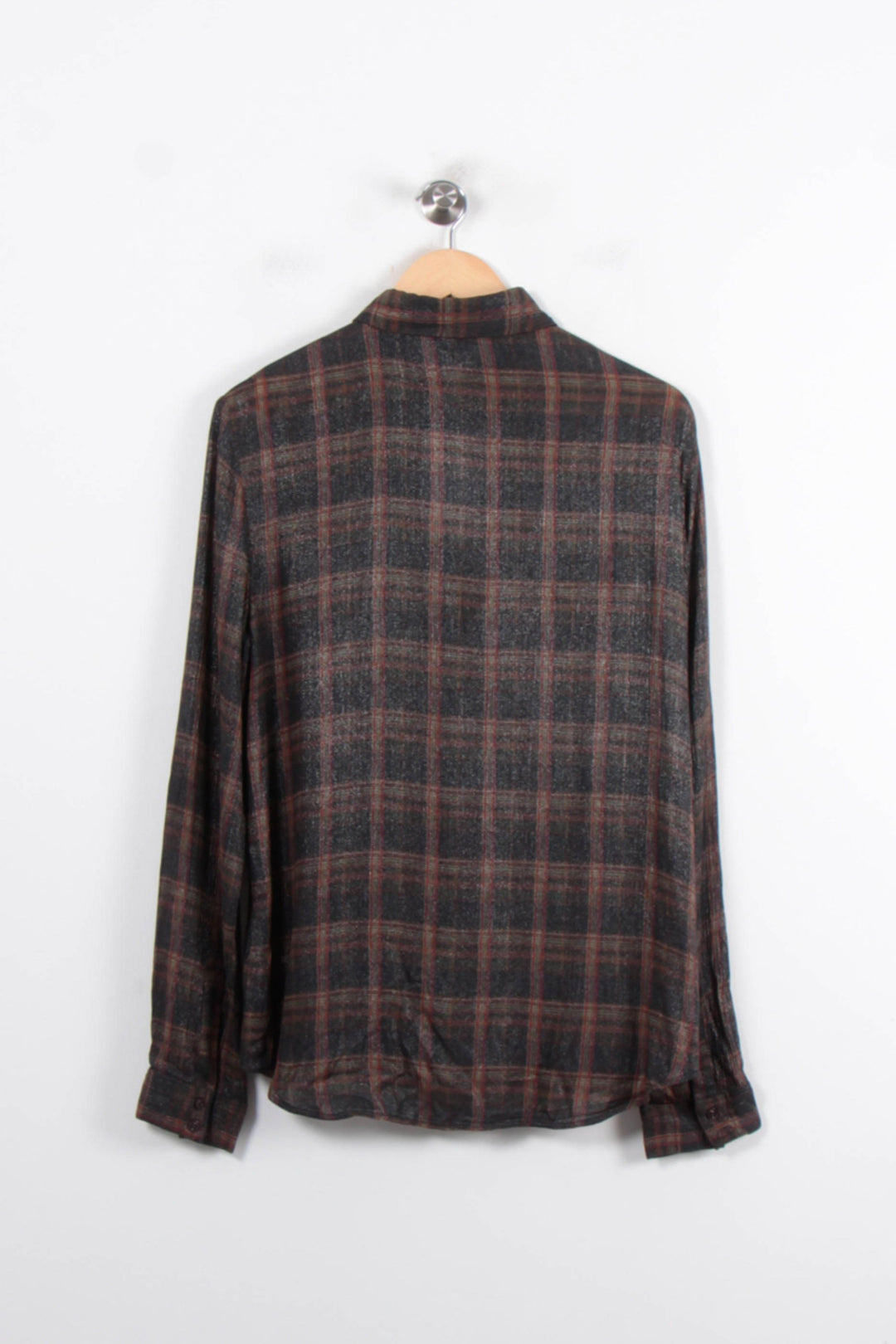 Chemise À Carreaux Grise et Marron - Taille XXXL/46 de la marque Liu Jo | PARAD57004 - Vendu par Paradigme - Image 4