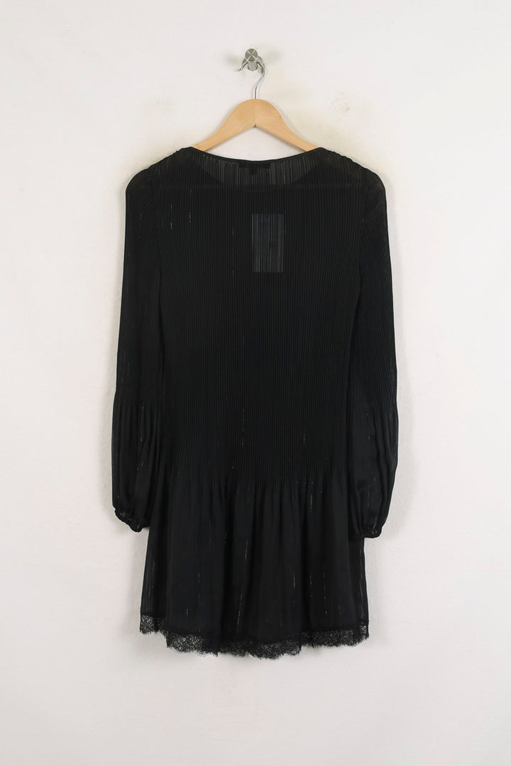 Robe Noire - Taille M/38 de la marque Maje | PARAD57010 - Vendu par Paradigme - Image 4