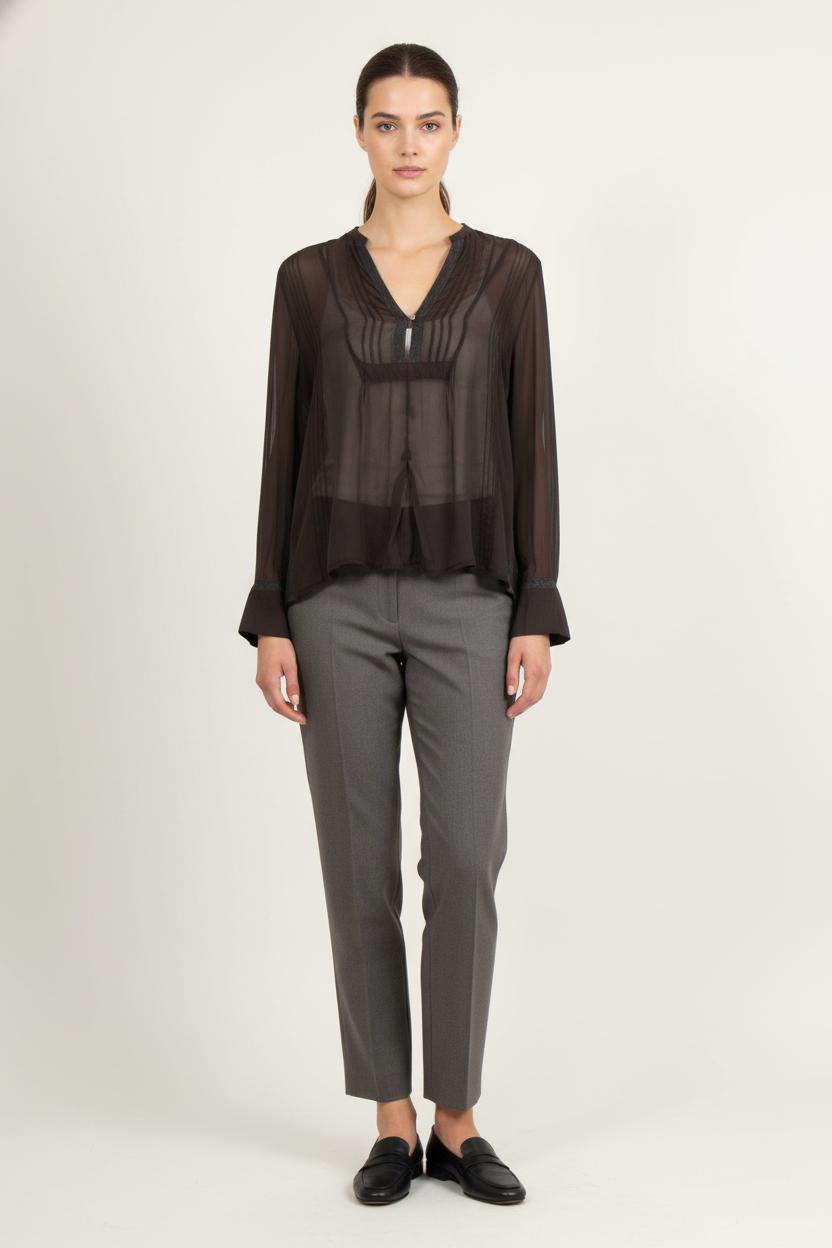 Blouse Noire - Taille M/38 de la marque Zadig&Voltaire | PARAD57017 - Vendu par Paradigme - Image 1