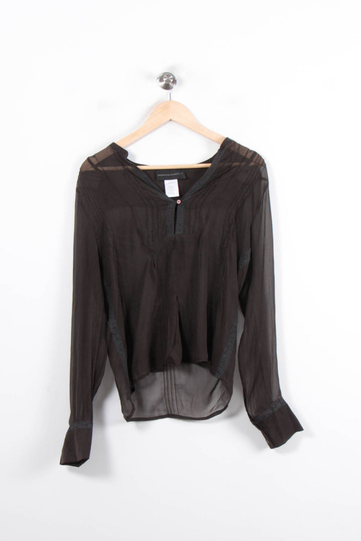 Blouse Noire - Taille M/38 de la marque Zadig&Voltaire | PARAD57017 - Vendu par Paradigme - Image 2