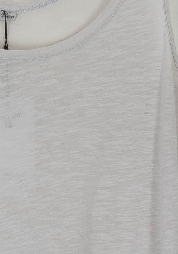 Débardeur Blanc - Taille S/36 de la marque American Vintage | PARAD57018 - Vendu par Paradigme - Image 3