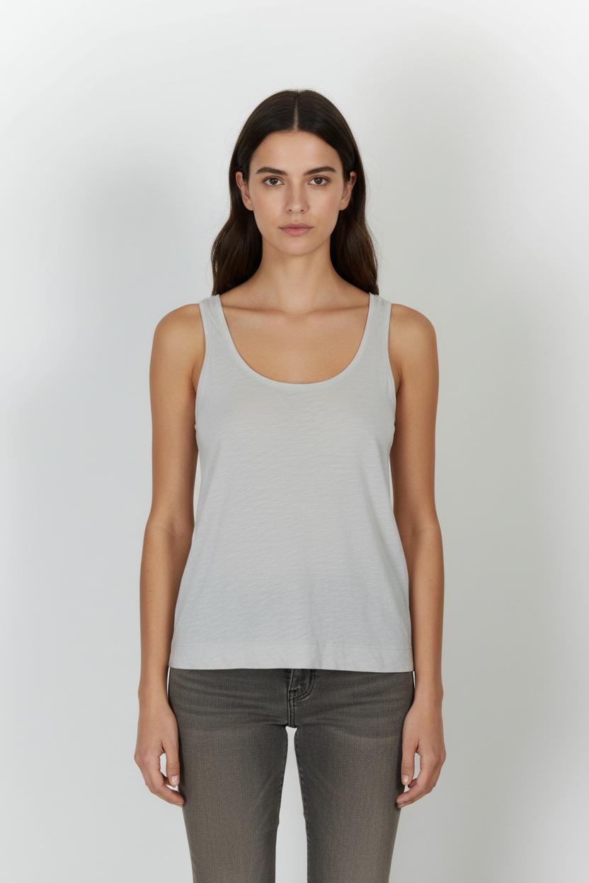 Débardeur Blanc - Taille S/36 de la marque American Vintage | PARAD57018 - Vendu par Paradigme - Image 1