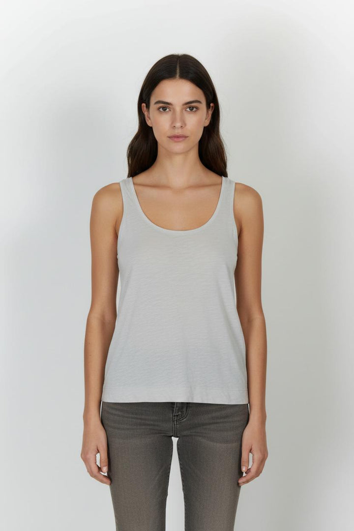 Débardeur Blanc - Taille S/36 de la marque American Vintage | PARAD57018 - Vendu par Paradigme - Image 1
