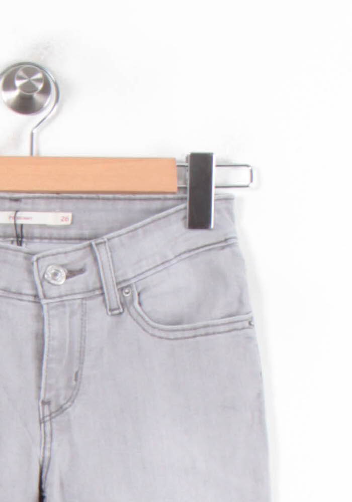 Jean Skinny Gris - Taille S/36 de la marque Levi's | PARAD57022 - Vendu par Paradigme - Image 3