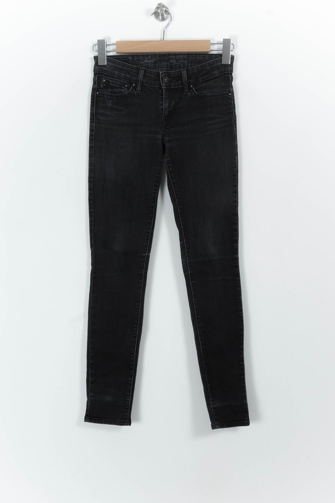 Jean Skinny Gris - Taille S/36 de la marque Levi's | PARAD57023 - Vendu par Paradigme - Image 2