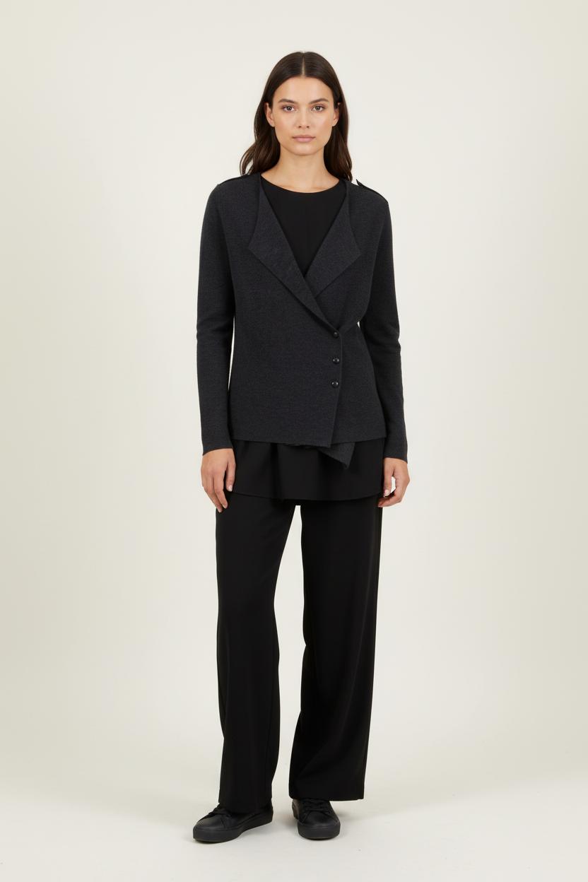 Cardigan Noir - Taille S/36 de la marque Caroll | PARAD57029 - Vendu par Paradigme - Image 1