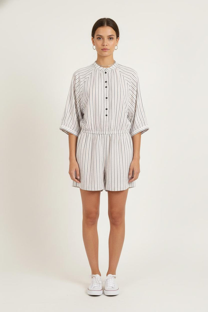 Combishort Blanc et Noir - Taille L/40 de la marque Maje | PARAD57043 - Vendu par Paradigme - Image 1