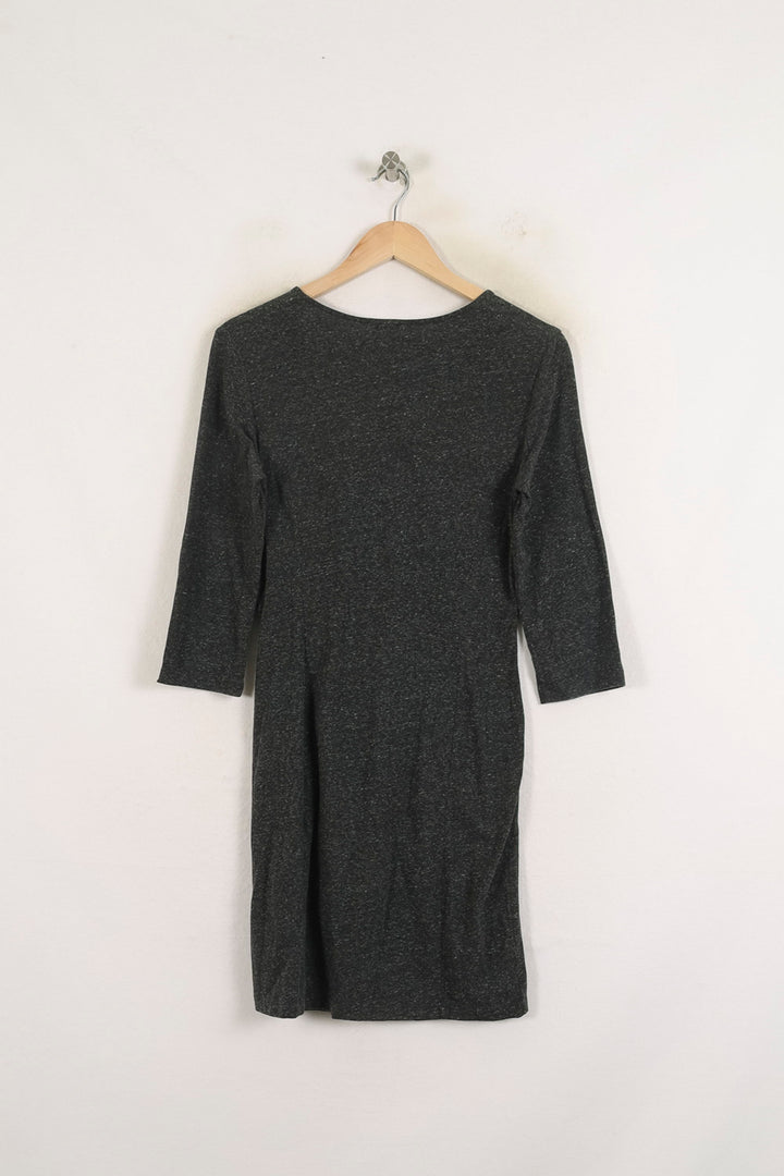 Robe Portefeuille Grise - Taille L/40 de la marque IKKS | PARAD57045 - Vendu par Paradigme - Image 4