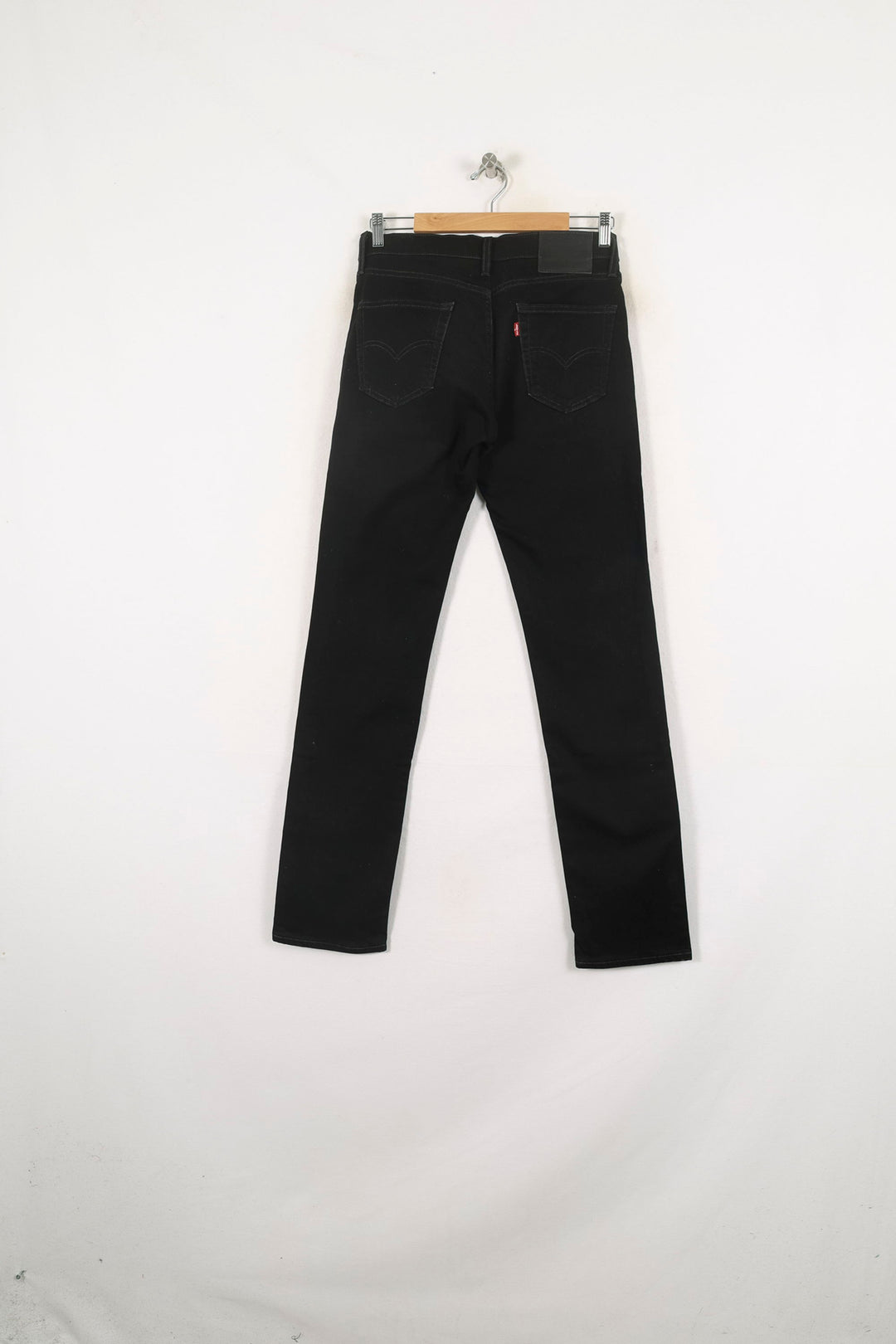 Jean Slim Noir - Taille L/40 de la marque Levi's | PARAD57051 - Vendu par Paradigme - Image 4