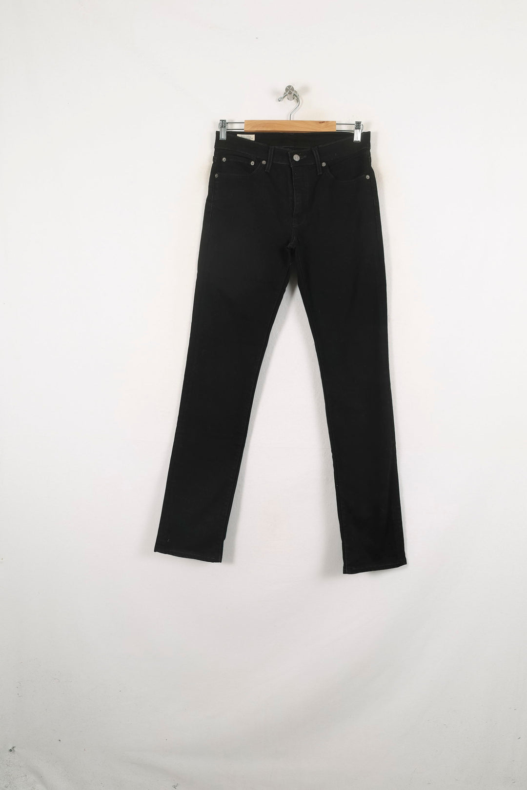 Jean Slim Noir - Taille L/40 de la marque Levi's | PARAD57051 - Vendu par Paradigme - Image 2