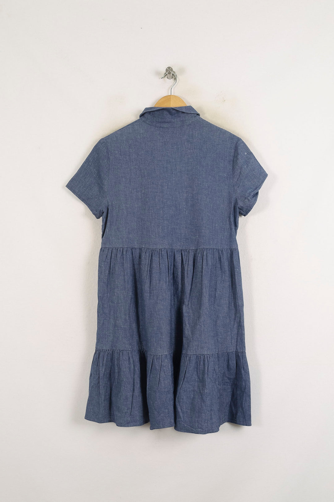 Robe Chemise Bleue - Taille L/40 de la marque Claudie Pierlot | PARAD57052 - Vendu par Paradigme - Image 4