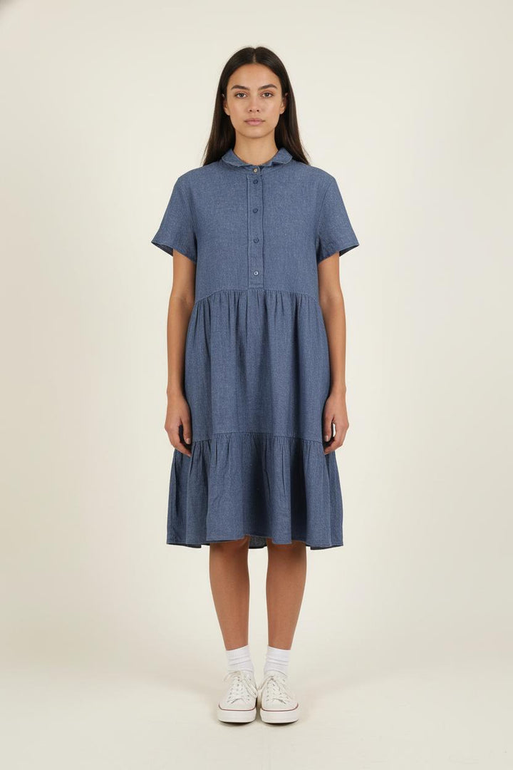 Robe Chemise Bleue - Taille L/40 de la marque Claudie Pierlot | PARAD57052 - Vendu par Paradigme - Image 1