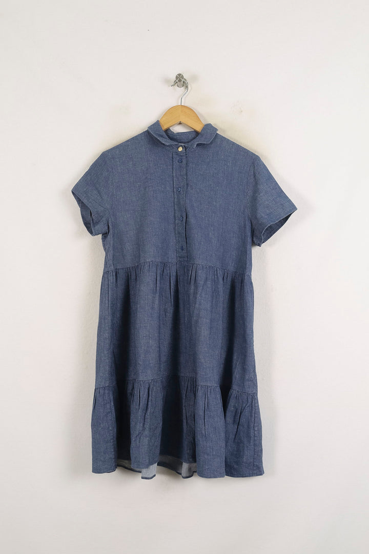 Robe Chemise Bleue - Taille L/40 de la marque Claudie Pierlot | PARAD57052 - Vendu par Paradigme - Image 2