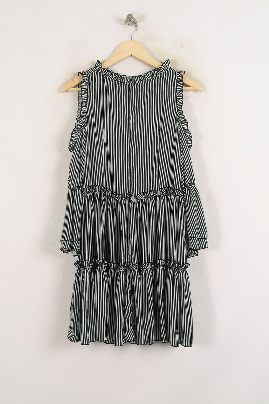 Robe Courte Noire et Blanche - Taille L/40 de la marque Maje | PARAD57053 - Vendu par Paradigme - Image 4