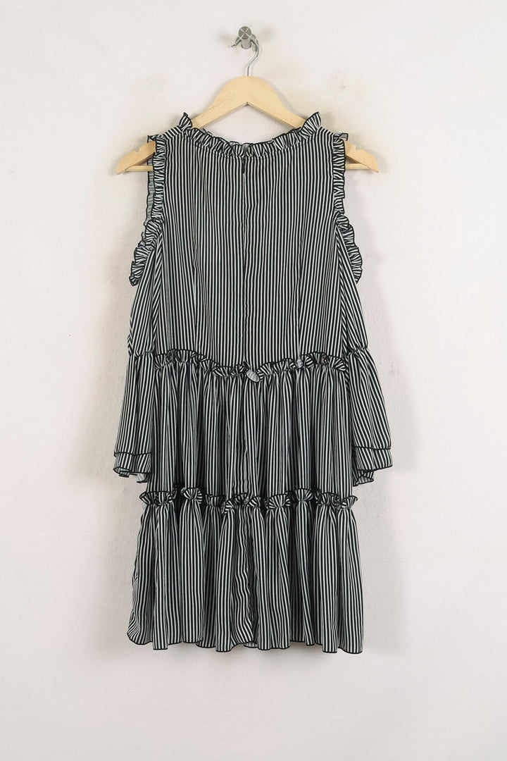 Robe Courte Noire et Blanche - Taille L/40 de la marque Maje | PARAD57053 - Vendu par Paradigme - Image 4