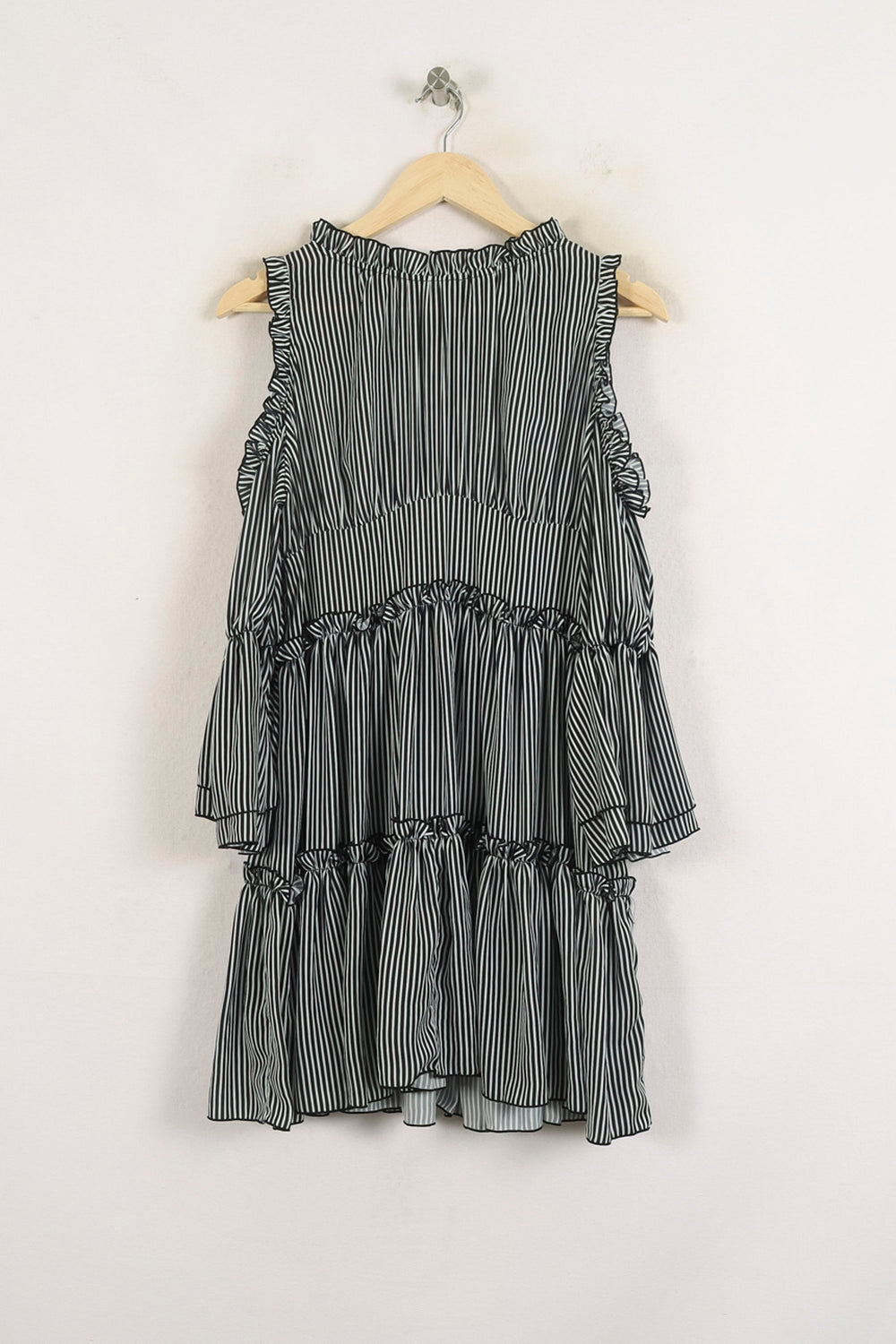 Robe Courte Noire et Blanche - Taille L/40 de la marque Maje | PARAD57053 - Vendu par Paradigme - Image 2