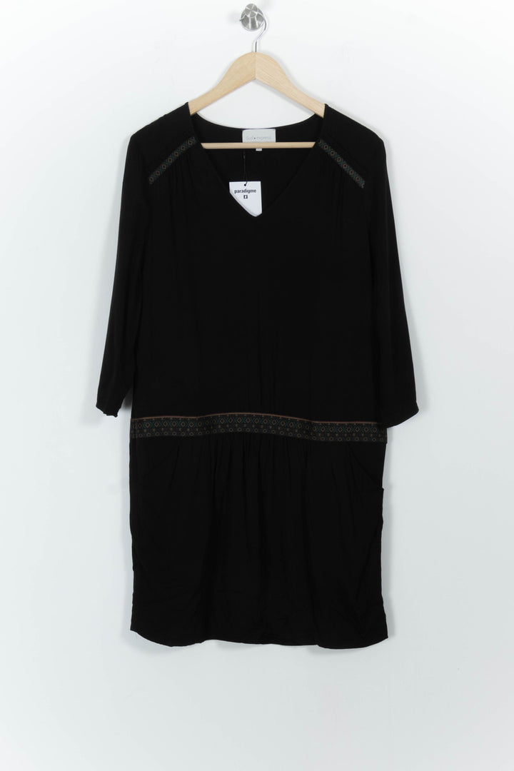 Robe Droite Noire - Taille S/36 de la marque Sud express | PARAD57057 - Vendu par Paradigme - Image 2