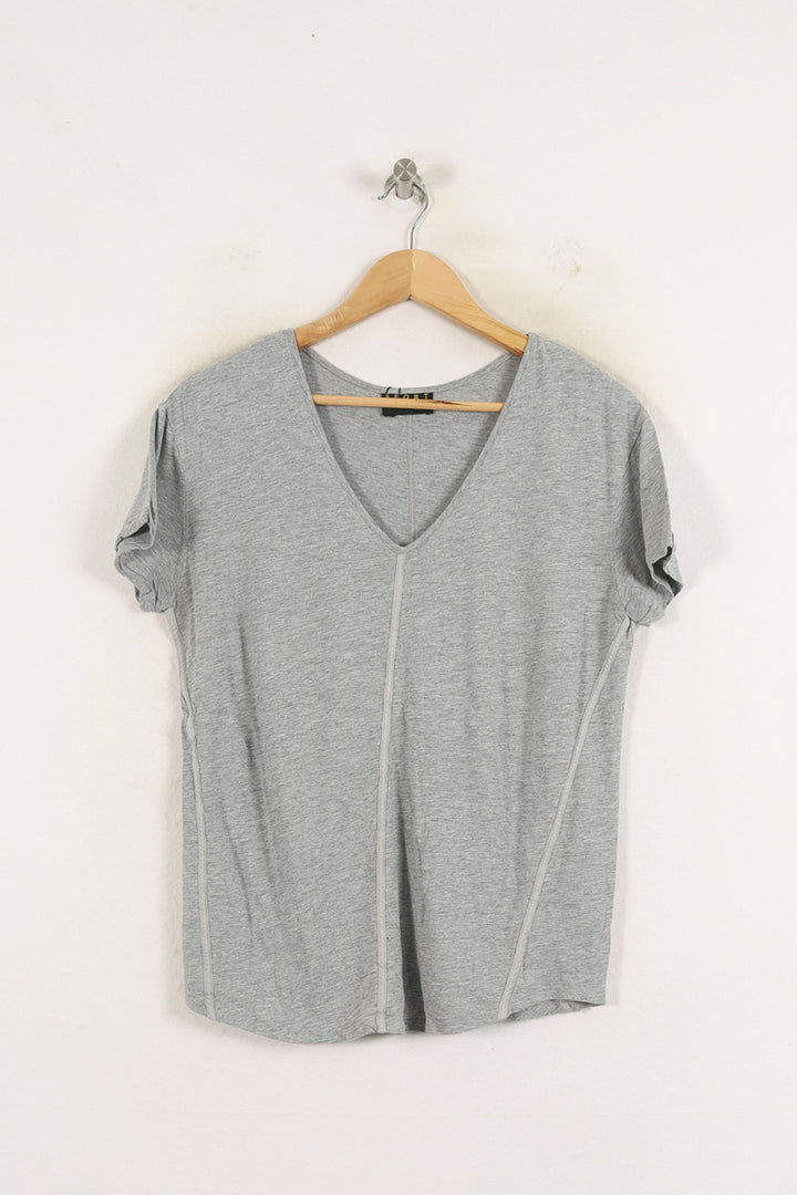 Tee-shirt Gris - Taille M/38 de la marque The Kooples | PARAD57059 - Vendu par Paradigme - Image 2