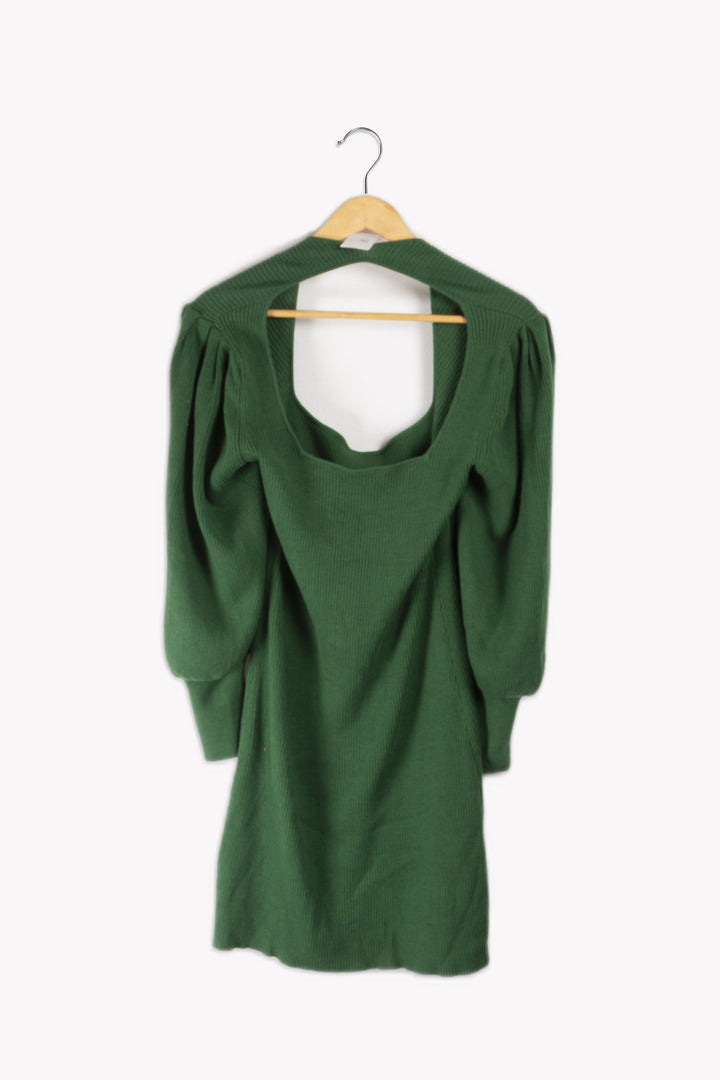 Grünes kurzes Kleid - 36