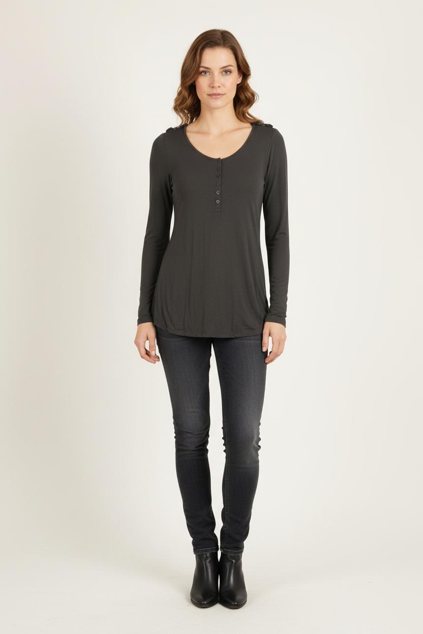 Cardigan Gris - Taille S/36 de la marque The Kooples | PARAD57062 - Vendu par Paradigme - Image 1