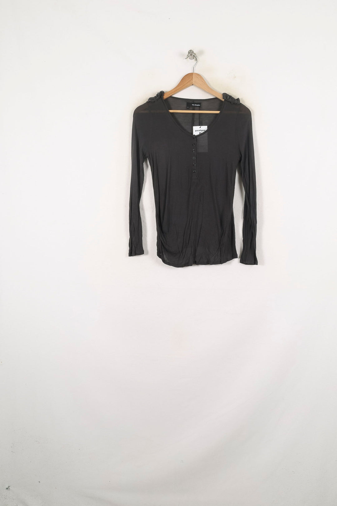 Cardigan Gris - Taille S/36 de la marque The Kooples | PARAD57062 - Vendu par Paradigme - Image 2