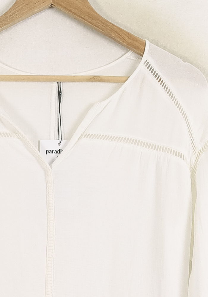 Robe Midi Blanche - Taille S/36 de la marque IKKS | PARAD57065 - Vendu par Paradigme - Image 3