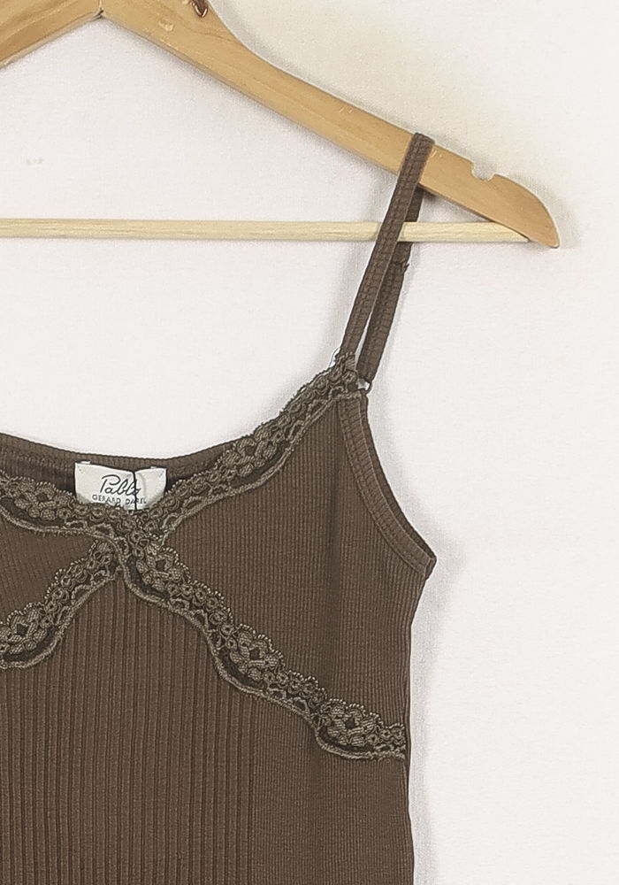Débardeur Marron - Taille S/36 de la marque Pablo | PARAD57069 - Vendu par Paradigme - Image 3