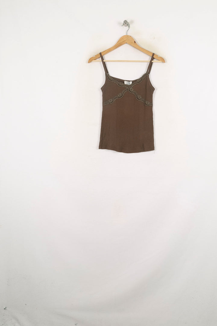 Débardeur Marron - Taille S/36 de la marque Pablo | PARAD57069 - Vendu par Paradigme - Image 2