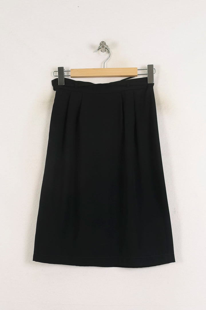 Jupe Midi Noire - Taille M/38 de la marque Agnès b. | PARAD57077 - Vendu par Paradigme - Image 4