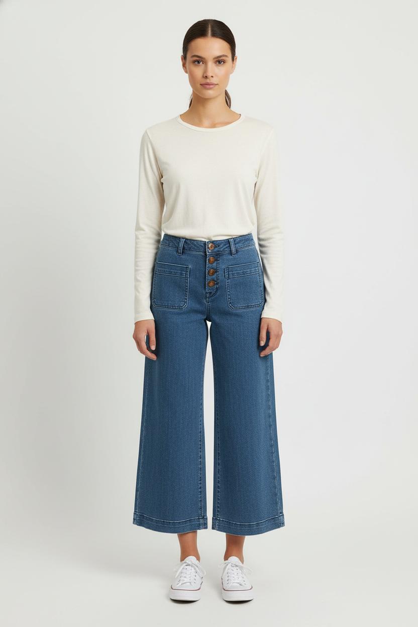 Jean Bleu - Taille XS/34 de la marque La Petite Etoile | PARAD57081 - Vendu par Paradigme - Image 1