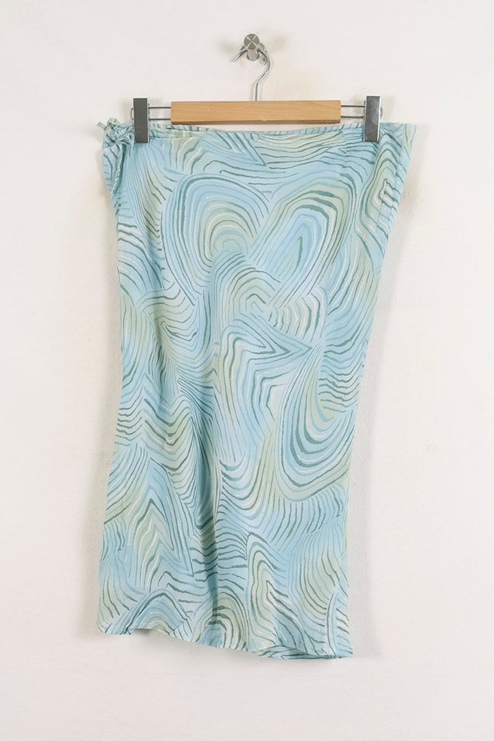 Jupe Midi Bleue - Taille XL/42 de la marque Caroll | PARAD57100 - Vendu par Paradigme - Image 4