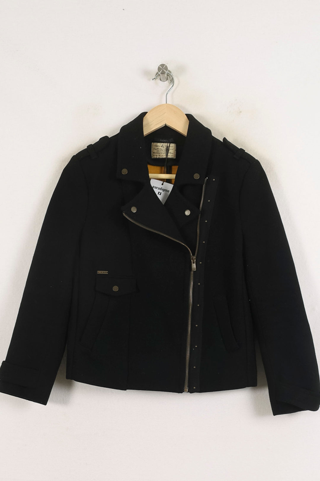 Blouson Noir - Taille S/36 de la marque IKKS | PARAD57105 - Vendu par Paradigme - Image 2