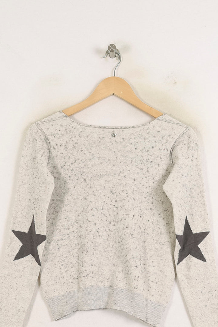 Pull Gris et Noir - Taille S/36 de la marque Sud express | PARAD57113 - Vendu par Paradigme - Image 4
