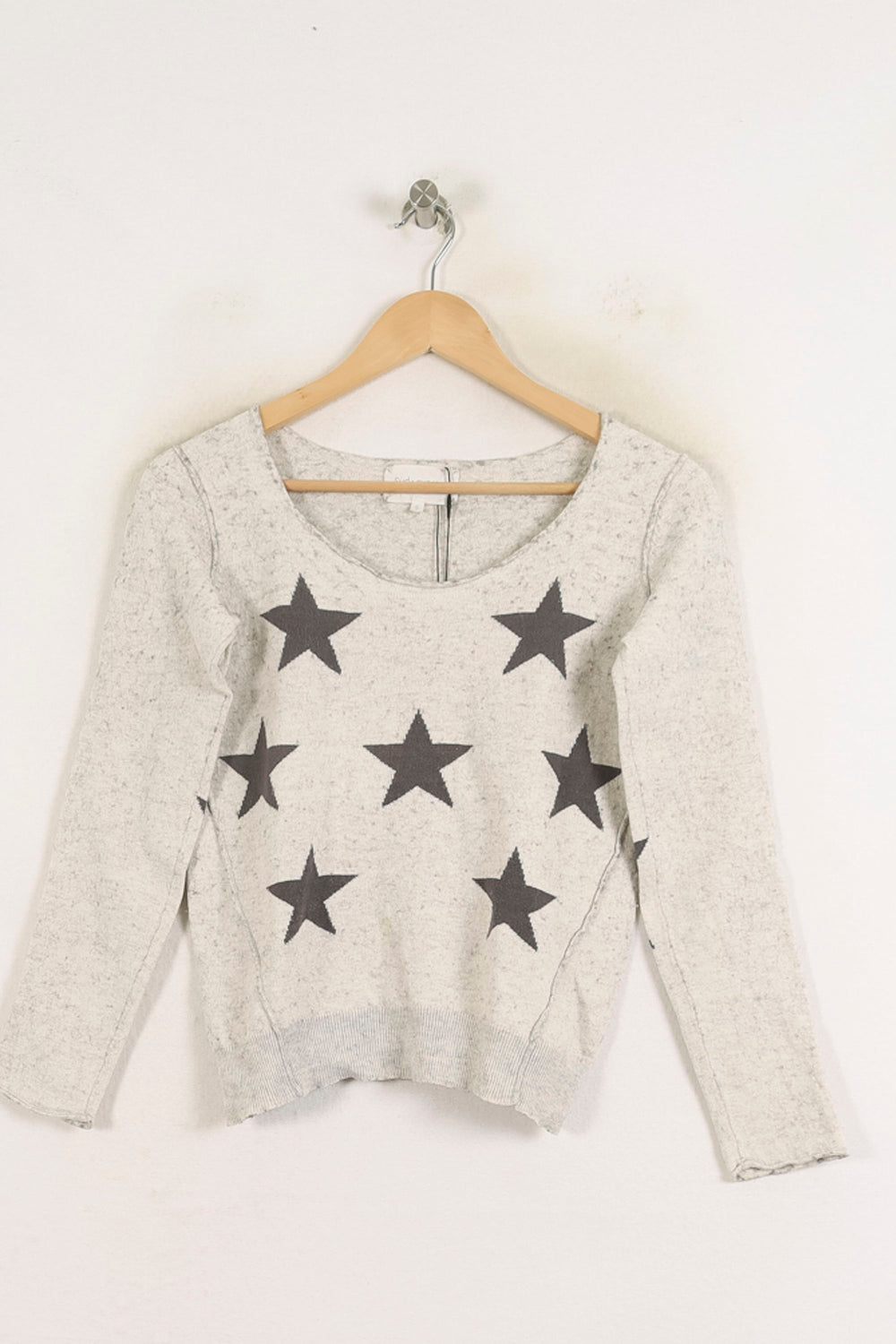 Pull Gris et Noir - Taille S/36 de la marque Sud express | PARAD57113 - Vendu par Paradigme - Image 2