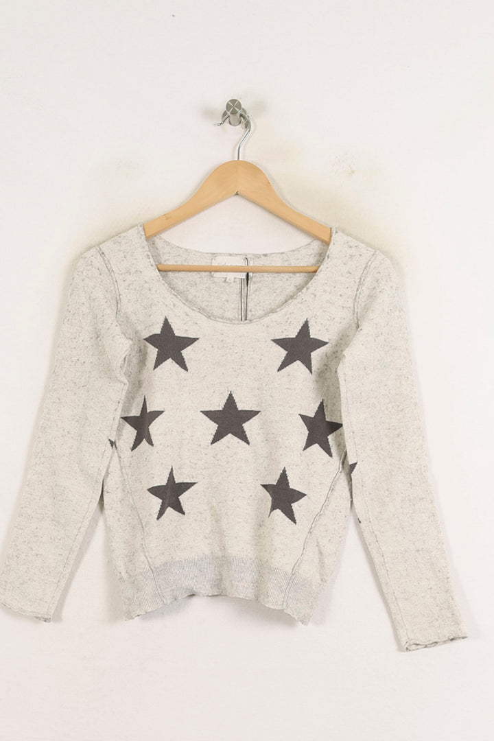 Pull Gris et Noir - Taille S/36 de la marque Sud express | PARAD57113 - Vendu par Paradigme - Image 2
