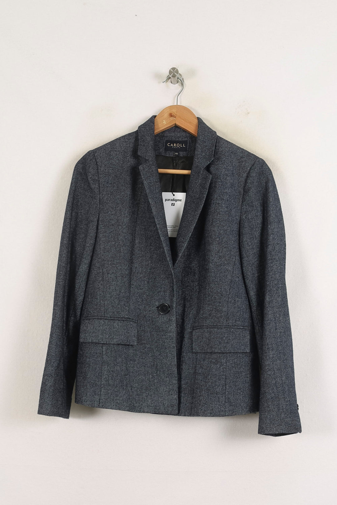 Veste Bleue - Taille L/40 de la marque Caroll | PARAD57114 - Vendu par Paradigme - Image 2