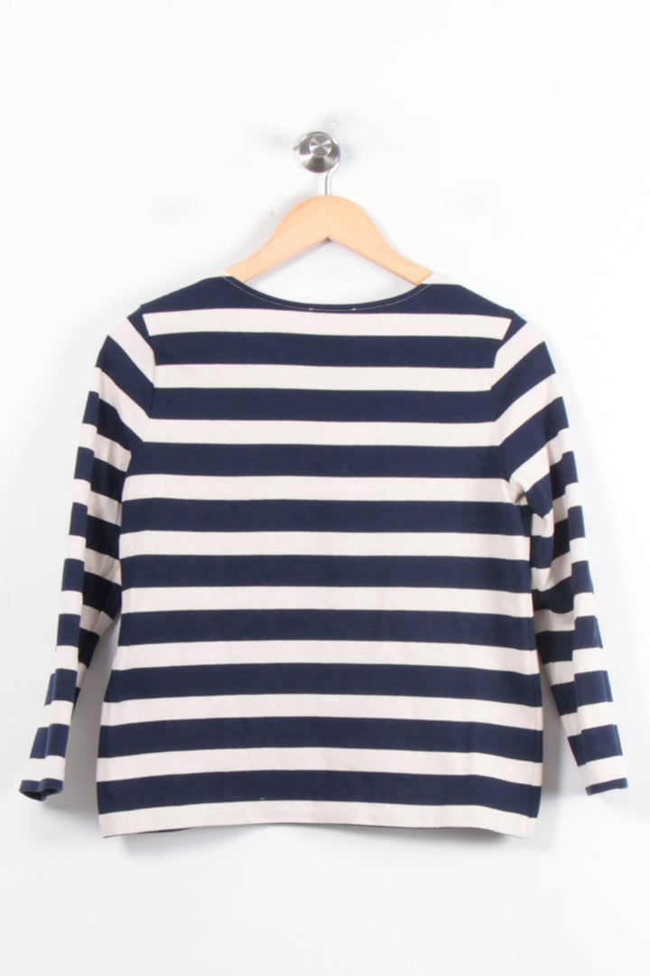 Marinière Bleu Marine et Blanche - Taille XS/34 de la marque Sézane | PARAD57117 - Vendu par Paradigme - Image 4