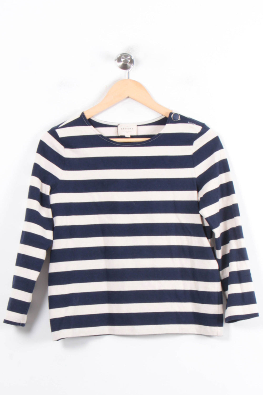 Marinière Bleu Marine et Blanche - Taille XS/34 de la marque Sézane | PARAD57117 - Vendu par Paradigme - Image 2