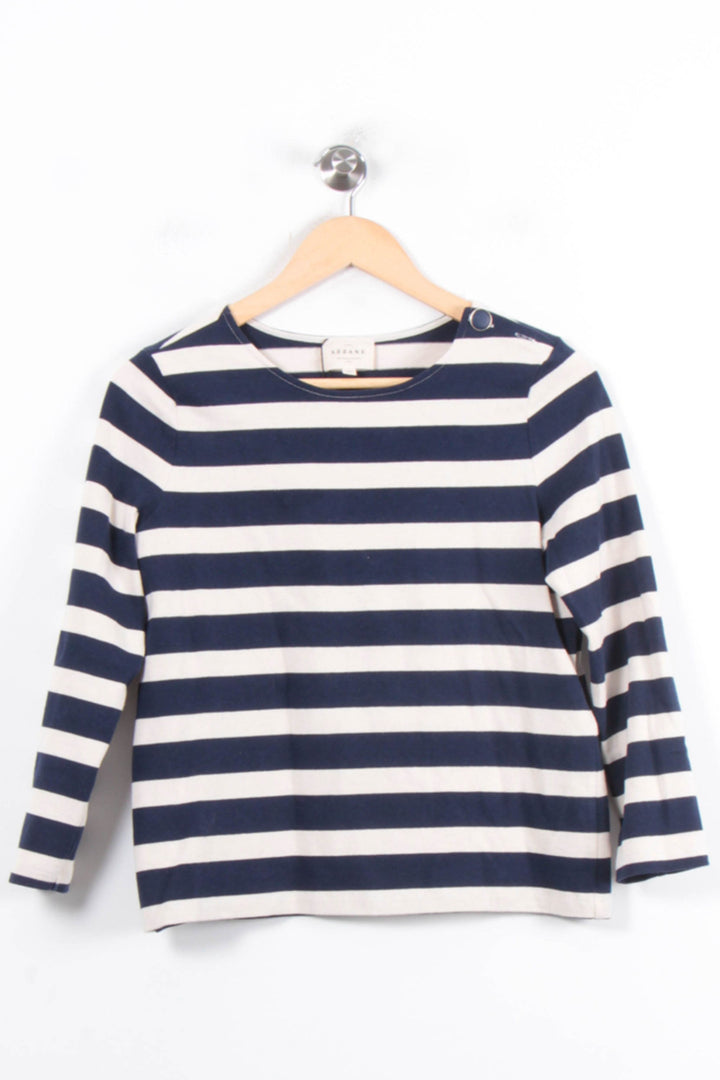 Marinière Bleu Marine et Blanche - Taille XS/34 de la marque Sézane | PARAD57117 - Vendu par Paradigme - Image 2