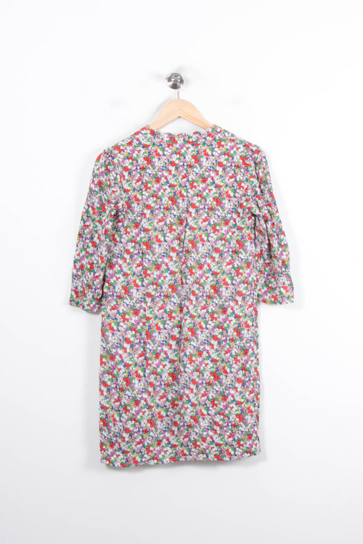 Robe Fleurie Multicolore - Taille S/36 de la marque Claudie Pierlot | PARAD57122 - Vendu par Paradigme - Image 4