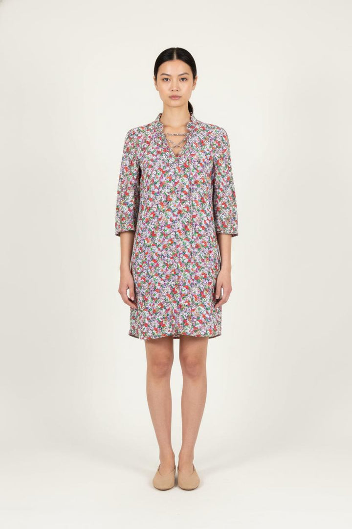 Robe Fleurie Multicolore - Taille S/36 de la marque Claudie Pierlot | PARAD57122 - Vendu par Paradigme - Image 1