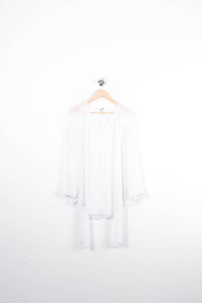 Tunique Blanche - Taille S/36 de la marque Claudie Pierlot | PARAD57123 - Vendu par Paradigme - Image 2